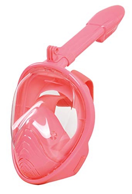 Creaciones Llopis Máscara de Buceo para Niños, Máscara de Snorkel Infantil Silicona, 6 Colores, Talla S (Rosa)