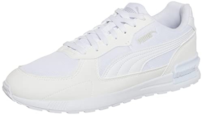 PUMA Graviton, Zapatillas, para Unisex adulto, Blanco (Puma White-Puma White-Gray Violet), 42 EU