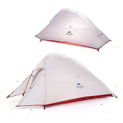 Naturehike Cloud-Up 2 Carpas ultraligeras, Impermeables, compactas, para 2 Personas, fácil configuración