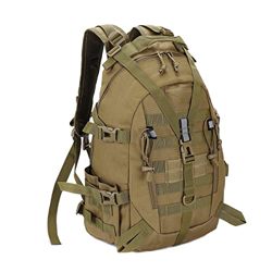 LHI - Mochila táctica militar para hombre, mochila del ejército con capacidad para 35 o 45 l, mochila Molle para excursiones, con reflectantes características