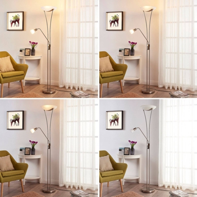 ELC Gillian lámpara de pie con brazo de lectura