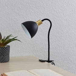 Lindby Genora lámpara de pinza en negro precio