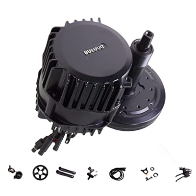 DERUIZ BBS01 250W Motor E Bike DIY Kit de conversión Kit de Motor de Barro Bicicleta eléctrica para Ciudad/Carretera/montaña/Bicicleta para Adultos co