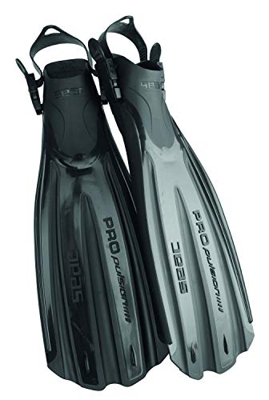 SEAC Propulsion, Aletas de buceo con correa ajustable, Made in Italy
