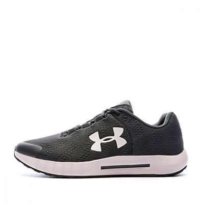 Under Armour UA Micro G Pursuit BP Zapatillas para Correr para Hombre, Gris (Pitch Gray / White / White), 46 EU