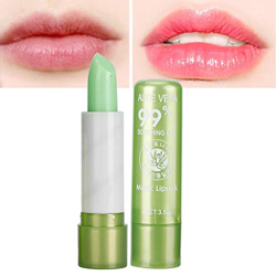 Bálsamo Labial De Aloe Vera, Pintalabios Magico Hidratante Labios, Hidratante Pintalabios Cambia Color Natural Lápiz Labial Aloe Vera Pintalabio, Para precio