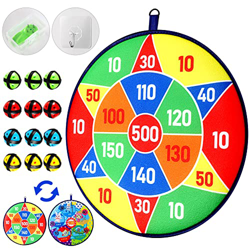 Lbsel Juguetes de Tablero de Dardos para niños con 12 Bolas Adhesivas, niños niñas Interior/Deporte al Aire Libre Divertido Juego de Fiesta Juguetes,  precio