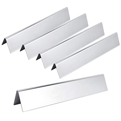 Natruss Escudo térmico Plateado, Placa térmica para Parrilla de Barbacoa, Placa térmica para Parrilla de Gas de Acero Inoxidable, para Barbacoa casera