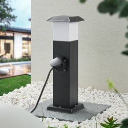 Prios Riksa baliza, 2 enchufes, negro en oferta