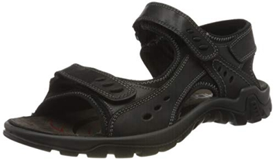 Rohde Barolo, Sandalia con Pulsera Hombre, Negro (Schwarz 90), 44 EU