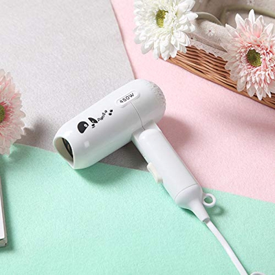 Mini Secador De Pelo Plegable Portátil De Baja Potencia Secador De Pelo Dormitorio Estudiantil Pequeños Electrodomésticos Secador De Pelo Eléctrico Pa