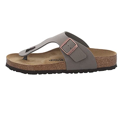 Birkenstock Schuhe Ramses Birko-Flor Nubuk Normal Stone (044051) 47 Grau