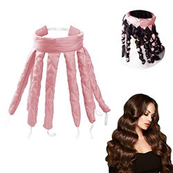 Rizador Pelo Sin Calor con Ocho Varillas Varilla para Rizar Sin Calor Rizar Pelo sin Calor Cinta Lazy Curler Set Herramientas de Peinado para Cabello  características