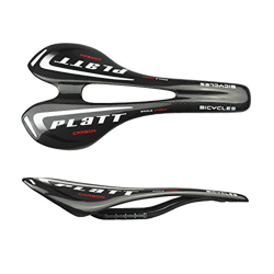 PLATT Sillín de Bicicleta Sport Súper Ligero 3K Carbono Sillín MTB Asiento de Bicicleta de Carretera, Brillante precio