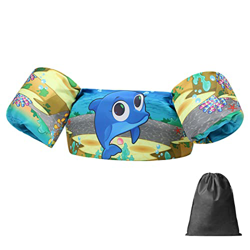 Flintronic Manguitos Flotadores Entrenamiento/Ayuda para Nadar de Niños,Chaleco de Natación de Seguridad para Mar/Playa/Piscina,Plegables Flotadores c precio
