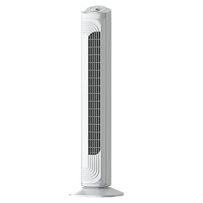Airvention Ventilador de torre FZ09, 82 cm, muy silencioso, oscilante 90°, ventilador de pie de 0,04 kWh de bajo consumo, 3 velocidades, ventilador de