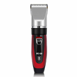 Surker Cortapelos recargable,con 4 peines y 5 ajustes de longitud, cuchillas de cerámica, 2 baterías características