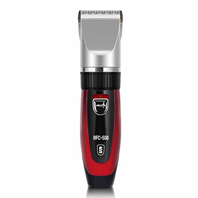 Surker Cortapelos recargable,con 4 peines y 5 ajustes de longitud, cuchillas de cerámica, 2 baterías
