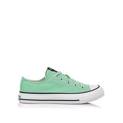 Mustang TEMI, Zapatillas Deportivas Mujer, Canvas 3 Verde Claro, 39 EU