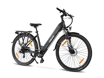 ESKUTE Polluno E-Bike 28", Bicicleta Electrica con Batería Samsung Cell 36V 14,5Ah, Ebike para Adultos con Motor 250W, Bici Electrica con Autonomía ha