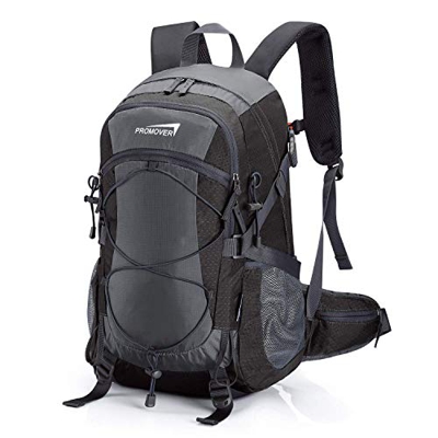 Promover Mochila de senderismo 35 L impermeable al aire libre mochilas con cubierta de lluvia ligero y mochila ligera para viajes camping hombres y mu