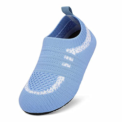 Somic Niños Zapatos de Agua Descalzo Barefoot Zapatillas de Punto Antideslizantes para niños Barefoot Calcetines de Natación Suave Cielo Azul EU 22/23 características