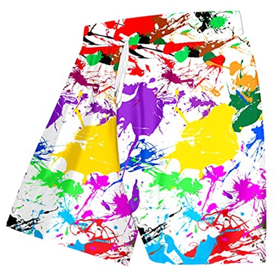 KMMBBTY Bañador de Talla Grande para Hombre Tiedyed XL