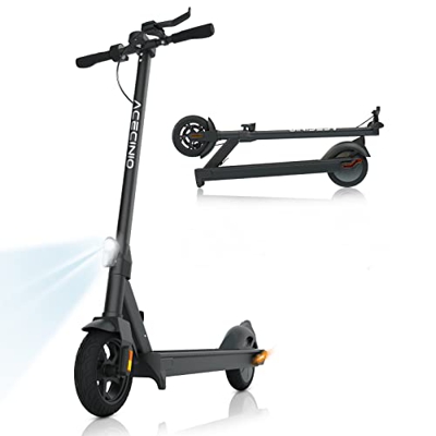 Patinete Eléctrico Adultos, Scooter Electrico Plegable con 3 Modos de Velocidad, 8.5", Alcance hasta 30km, Control de Crucero, Carga Máxima 120kg, Sis