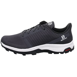Salomon Outbound Prism Hombre Zapatos de trekking, Negro (Ebony/White/Black), 46 ⅔ EU precio