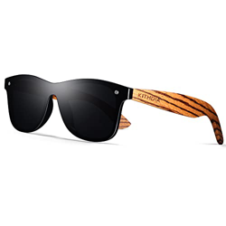 KITHDIA Polarizadas Unisex Gafas Madera De Sol Hombre/Mujer UV400 Protección K5029 características