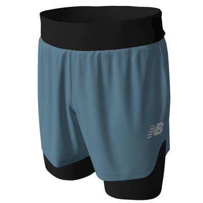 New Balance - Q Speed 2 In 1 Hombre - Pantalones Trail Running  Talla  L