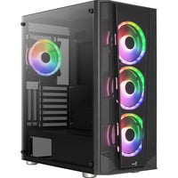 PRISMBKV3 Caja PC ATX Negra 4 Ventiladores ARGB Frontal Lateral Cristal Templado, Cajas de torre en oferta