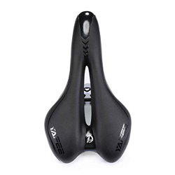 ENJOHOS Sillín de Ciclismo, Asiento de Bicicleta Sillín de Asiento de Bicicleta de Gel Cómodo Silla de Montar, para la mayoría de Las Bicicletas (Negr en oferta