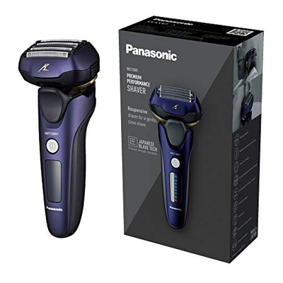 Panasonic ES-LV67 - Afeitadora eléctrica de 5 cuchillas para hombre, enchufe británico de 2 pines (Versión Importada)
