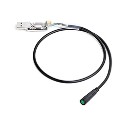 meilen:weit | Cable de programación USB, compatible con motor central Bafang BBS02 BBS02 BBHD, motor Mid Drive, bicicleta eléctrica, pedelec. en oferta