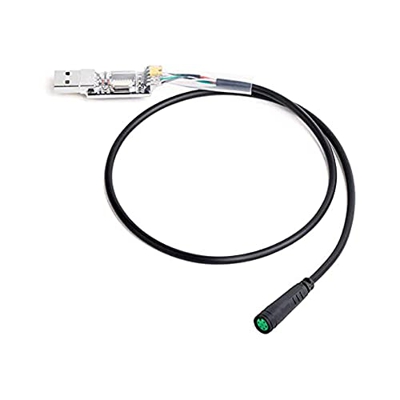 meilen:weit | Cable de programación USB, compatible con motor central Bafang BBS02 BBS02 BBHD, motor Mid Drive, bicicleta eléctrica, pedelec.