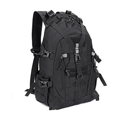 LHI - Mochila táctica militar para hombre, mochila del ejército con capacidad para 35 o 45 l, mochila Molle para excursiones, con reflectantes