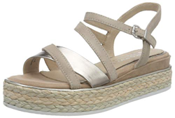 MARCO TOZZI by Guido Maria Kretschmer 2-2-88704-26 Leder Sandale, Sandalias Planas Mujer, Nude Comb, 40 EU características