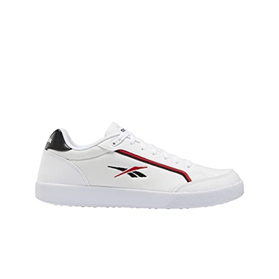 Reebok Smash, Zapatillas de Tenis Unisex Adulto, FTWR White/Core Black/Vector Red, 42.5 EU