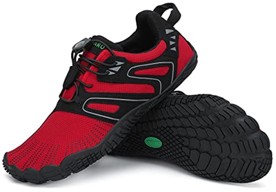 SAGUARO Barefoot Zapatillas de Trail Hombre Escarpines Mujer Zapatos de Agua Minimalistas Zapatillas de Deporte Acuaticos Exterior Interior Vino Tinto