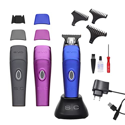 Stylecraft Cortapelos Hombre Profesional, Recortadora Barba con Motor Magnético, Ergonómico, 120 min Autonomía Sin Cable, Carga Rápida, Cuchilla Regul