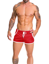 Alivebody Hombres Fitness Malla Atlético Pantalones Cortos para Corriendo Rutina de Ejercicio Nadando Secado rápido Ligero en oferta