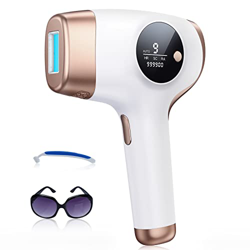Depiladora luz Pulsada, Depiladora Láser IPL para Hombres y Mujeres, 999,000 Flashes, Laser Depilacion Permanente Indolora para Rostro, Cuerpo, Bikini en oferta