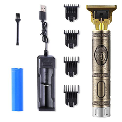 DONTZ Cortador de Pelo, Cortadora de Pelo Profesional Recargable T9 USB 0mm Cortador de Herramienta de Tallado de Barba máquina de Corte de Pelo en oferta