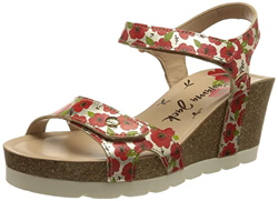 Panama Jack Julia Garden, Sandalia de cuña Mujer, Rot B1, 38 EU en oferta