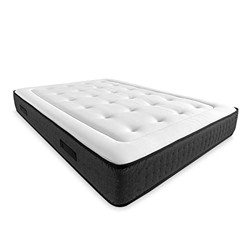 Somnia Descanso - Colchón Viscoelástico Creta | Firmeza y Confort | Altura 24cm | Antiácaros e Hipoalergénico | 150x190 en oferta