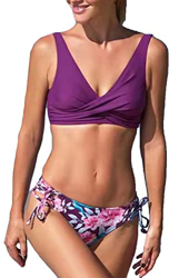 CheChury Mujer Conjunto de Bikini Trajes de Baño Bañador Atractivo de Dos Piezas con Impresión con Relleno Bikini para Mujer brasileo Ropa de Playa características