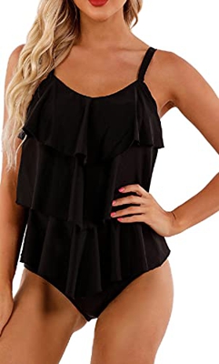 UMIPUBO Traje de Baño en Dos Piezas Bikini Mujer Tankini Vest + Short de Baño Traje Conjunto de Bañador Swimsuit Ropa de Playa