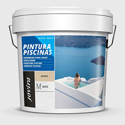 Pintura Piscinas al Agua. Protección y decoración de piscinas. (20 Kilos, Marfil) características