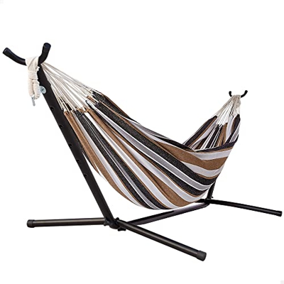 AKTIVE 61060 - Hamaca terraza con Soporte para jardín